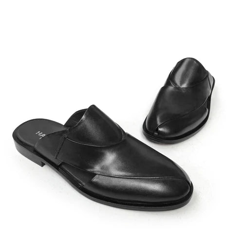 BLACK STRAPLESS CHAPPAL